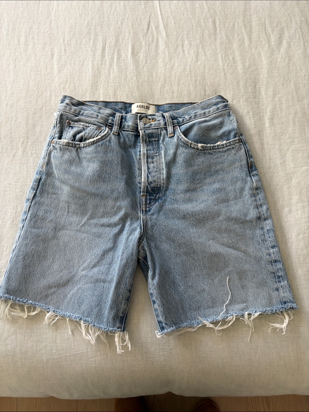 AGOLDE IRA Mid Rise Loose Shorts- Size 26